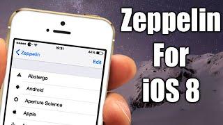 Zeppelin - iOS 8 Jailbreak Cydia Tweak