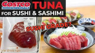 So verwenden Sie COSTCO AHI TUNA für Sushi und Sashimi mit The Sushi Man