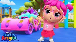 My Pink Car - Toy Carriage Makeover | Little Angel Kids Songs & Nursery Rhymes