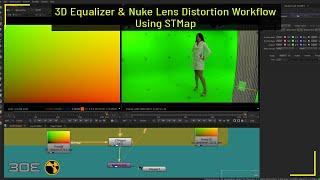 3DEqualizer & Nuke Lens Distortion Workflow Using STMap | Export Distortion Data From 3DE To Nuke