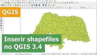 Como abrir shapefiles no QGIS 3.X (vídeo introdutório)