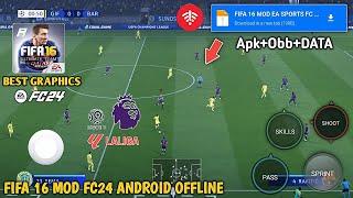 FIFA 16 MOD 24 android Apk + Data Obb Mediafire || UPDATE v7 Best Graphics & Realfaces HD