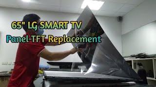 65 Inches LG LED Smart TV Broken Panel-TFT Replacement