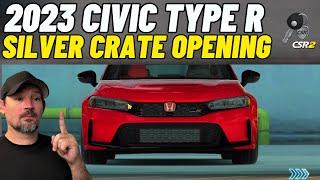 CSR2 Civic Type R Silver Crate Opening