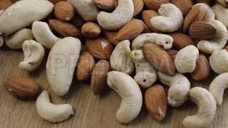 Mixed Nuts Stock Video