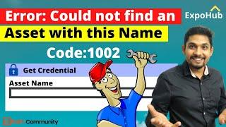 How to Fix UiPath Error | Could Not Find An Asset with This Name Error Code 1002