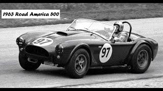 1963 Road America 500 - Dave MacDonald & Bob Bondurant win GT Class in Shelby Cobra CSX2136