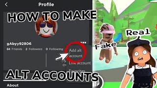 How to MAKE an ALT ACCOUNT on ROBLOX | MAKE A FAKE ACCOUNT IN ROBLOX