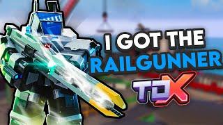 How I Got The Railgunner in TDX - Roblox TDX