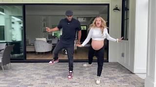 tWitch and Allison Holker dance to “Funky Good Time” by Fred Wesley and The JBs (36 Weeks Pregnant)