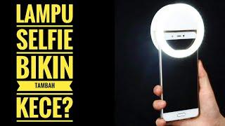 Review Lampu Selfie Ring Light LED Rechargeable