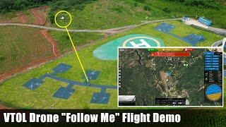 VTOL Drone "Follow Me" Flight Demo