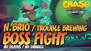 Crash Bandicoot 4: N.Brio Boss Fight / Trouble Brewing (No Deaths / No Damage)