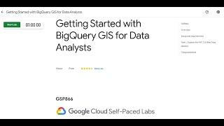 New Year, New Skills: Blue Challenge | GSP866 | Getting Started with BigQuery GIS for Data Analysts