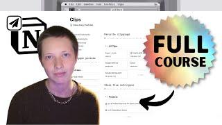 Notion Masterclass: Build a Web Clipper Dashboard from Scratch (Beginner Friendly)