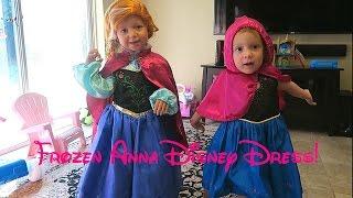 Unboxing Frozen Anna Dress Disney Store!