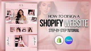 HOW TO MAKE A BOUTIQUE SHOPIFY WEBSITE | Shopify Tutorial