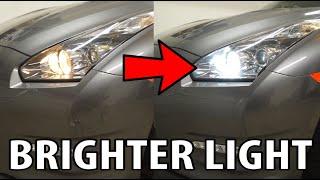 GTR Headlights are much brighter now with Auxito LED's