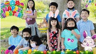 Marie & Amelia meet their friends after 1 year of Staying At Home | Easter Egg Hunt