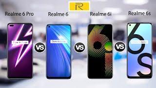 Realme 6 Pro VS Realme 6 VS Realme 6i VS Realme 6s Comparison