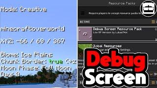 BEST Debug Screen Addon for Minecraft Bedrock
