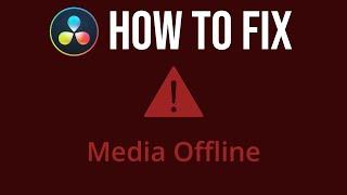 How to Fix Media Offline Error (Missing Files) in DaVinci Resolve 17