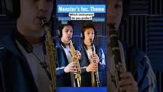 Monster’s Inc. Theme w/ Clarinet and Soprano Sax