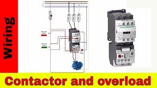 How to wire a contactor and overload - Direct Online Starter.