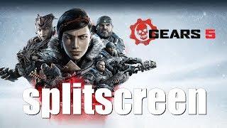 Gears 5 PC gameplay - local coop mode (splitscreen gameplay)