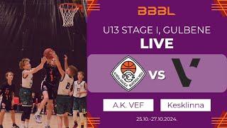 Kesklinna KK 2012 vs A.Kraukla VEF 2012 | BBBL Boys U13