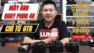 Dòng máy ảnh quay phim 4k giá siêu hời - Panasonic Lumix GX85 GX8 G7 G85 GH4 GF9 GF10