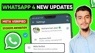 WhatsApp 4 new updates || WhatsApp meta verified || WhatsApp status like || Privacy checkup