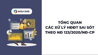 [MISA SME] Tổng quan các cách xử lý hóa đơn điện tử sai sót theo NĐ 123/2020/NĐ-CP