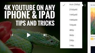 Fix 4K Youtube on iPhone & iPad iOS 14 / iPadOS 14 - Tutorial on an iPad No Jailbreak | English