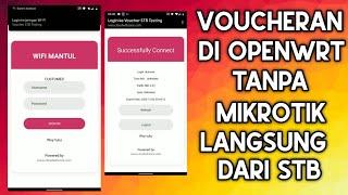 Cara membuat Voucher seperti Mikrotik di STB OpenWrt langsung