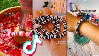 ️Clay Bead Bracelet TikTok Compilation ️ Making Bracelet Edits Shorts & Reels Small Business #199