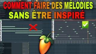 HOW TO MAKE MELODY WITHOUT BEING INSPIRED ON FL STUDIO? FL STUDIO MELODY TUTORIAL FOR BEGINNERS