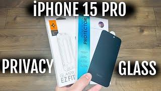 Privacy Glass | Die 2 Besten im Test | iPhone 15 Pro