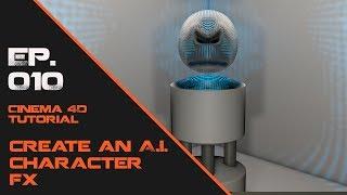 Cinema 4D Tutorial - Ep. 10 - Artificial Intelligence Character FX