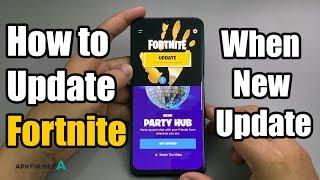 How to update FORTNITE when new updates are available