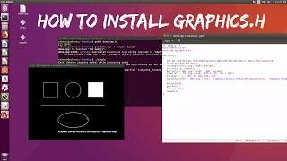 How to install and run graphics.h libgraph library in ubuntu