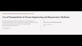 Use of Nanoparticles in Tissue Engineering and Regenerative Medicine | RTCL.TV