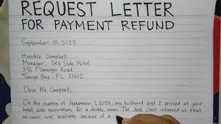 How To Write A Refund Request Letter Step by Step Guide | Writing Practices