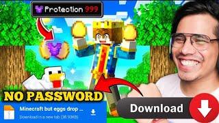 Minecraft But You Have SUPER OP EGGS!!Mod Download for PE