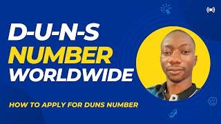 How to Apply for Duns Number Worldwide