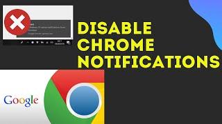 How to disable annoying website notifications Google Chrome