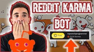 Get free traffic using Reddit Farming Bot 2021 #reddit #karma