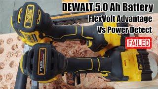 I Was Wrong? DEWALT 20V 5.0 Ah Battery - FlexVolt Advantage DCD999 Vs Power Detect DCD998 For Power