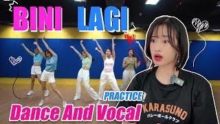 Kpop fan reacts to Ppop #bini "Lagi" Dance and Vocal Practice/ Is this real?!