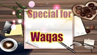 waqas name whatsapp status   Status By Sani Production R S   YouTube